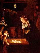 Geertgen Tot Sint Jans Geertgen depicted the Child Jesus as a light source on his painting The Nativity at Night china oil painting artist